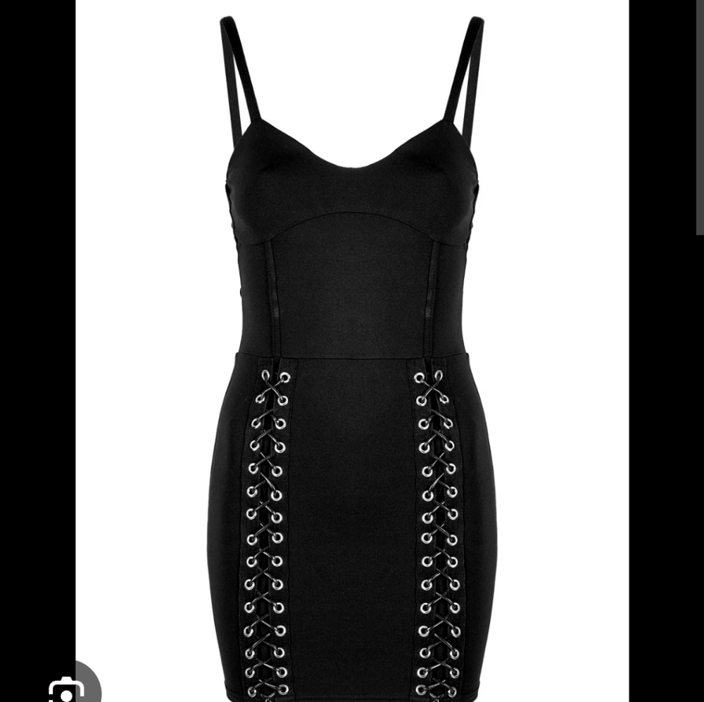 Disturbia Lace Up Maddy Dress